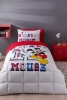 Mickey Mouse Collage Tek Kişilik Disney Lisanslı Lastikli Fitted Çarşaf Çocuk Uyku Seti