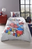 Spiderman Wall Tek Kişilik Disney Lisanslı Lastikli Fitted Çarşaf Çocuk Nevresim Takımı